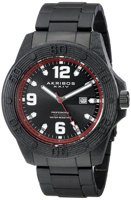 Montre AKRIBOS XXIV AK797RD Pour Homme - Étanche 200M - Professionnelle - Occasion - Livraison Gratuite