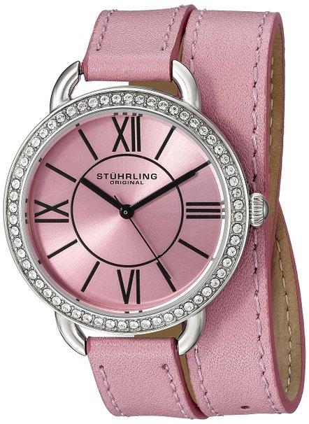 Stuhrling 587.03 587 03 Deauville Quartz Crystals Pink  display picture 2