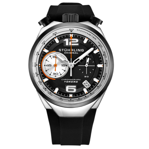 リール BALZER COLONEL 100 Stuhrling Original 894 02 Torero Chronograph Date Black