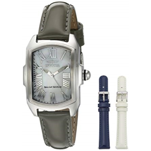 Invicta 20456 Baby Lupah Quartz MOP Dial Blue Grey Cream 
