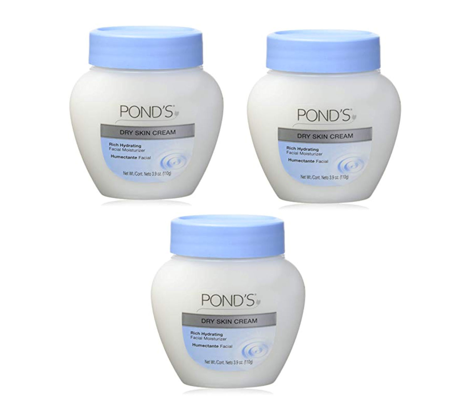 Ponds Dry Skin Cream Facial Moisturizer Rich Hydration 3.9oz 111g 3