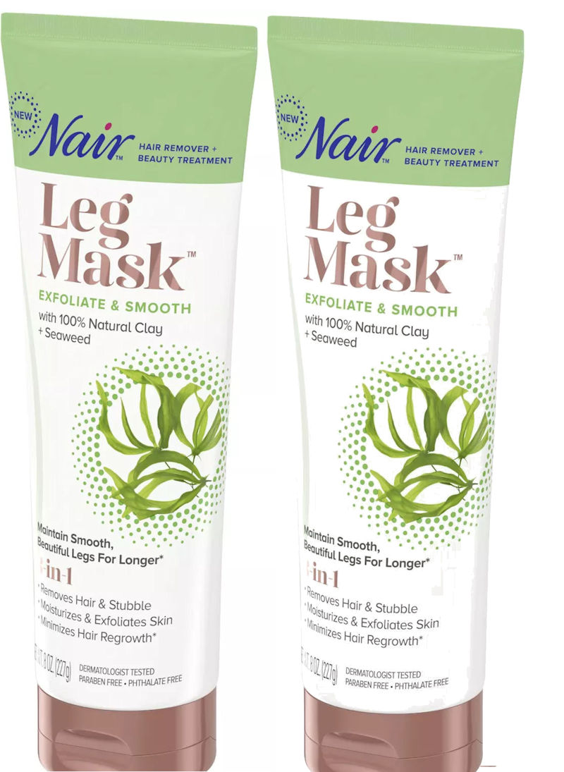 Nair Leg Mask Clay 3 in 1 Exfoliate & Smooth 8oz Tube (Pack of 2) eBay