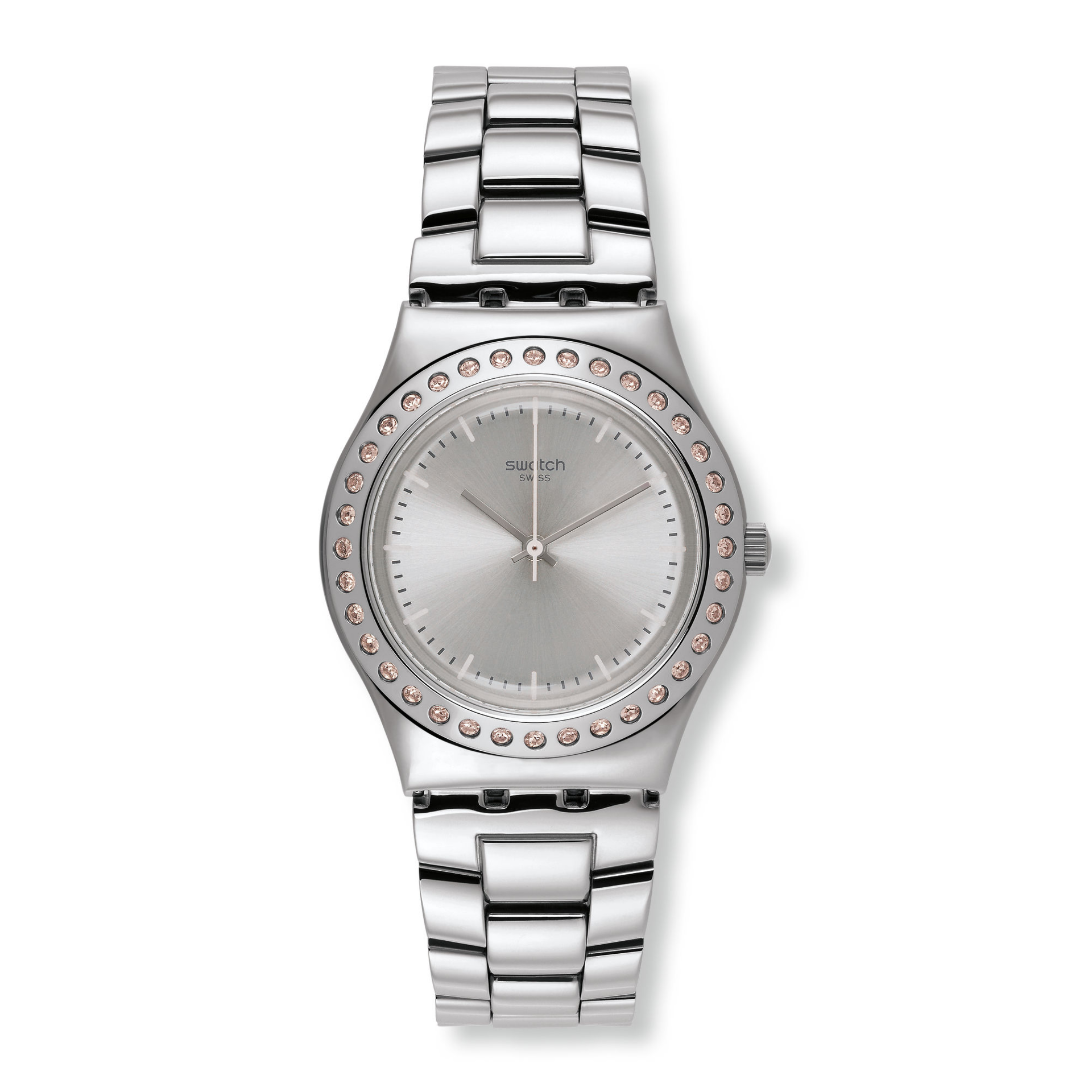 Swatch Irony YLS172G Pure Powder Silver Dial Stainless Steel  display picture 2