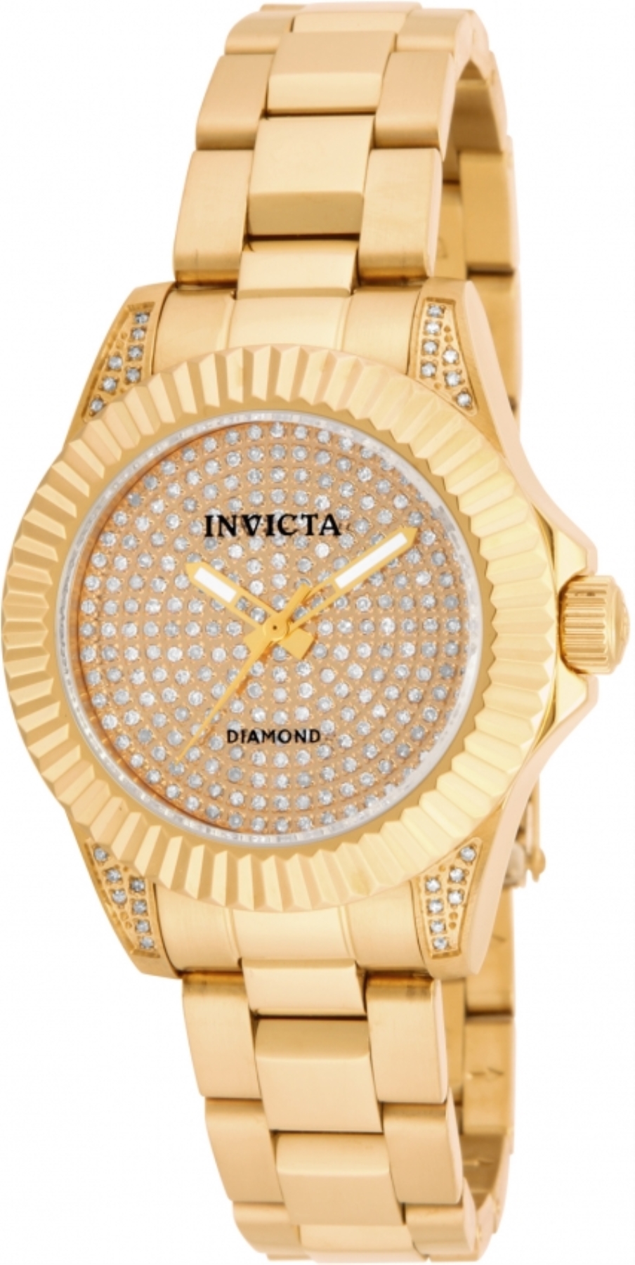 Invicta 17712 Pro Diver Legacy Diamonds Gold tone Stainless  display picture 3